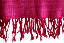 Oak Silk Scarf, Shocking Pink
