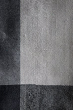 Lambswool Scarf, Dove Grey with Black Edge Bands