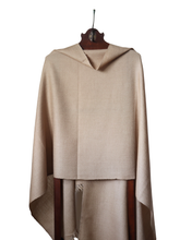 Merino Wool Stole, Desert Sand