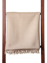 Merino Wool Stole, Desert Sand