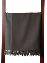 Merino Wool Stole, Shades of Grey