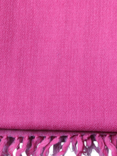 Merino Wool Stole, Pink & Lavender Block Checks