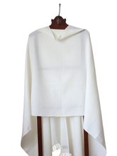 Merino Wool Stole, Ivory