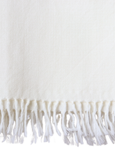 Merino Wool Stole, Ivory