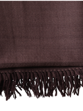 Merino Wool Stole, Rosewood Brown