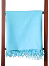 Merino Wool Stole, Shades of Sky