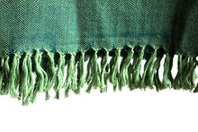 Lambswool Stole, Forest Green