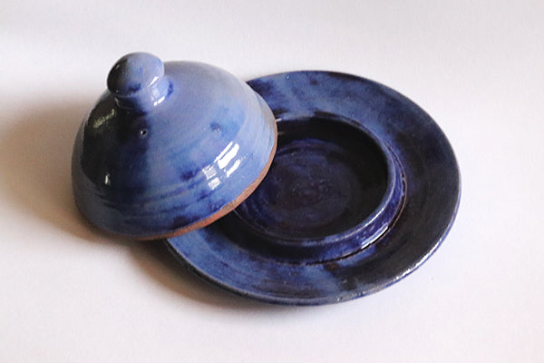 Turquoise butter dish sales