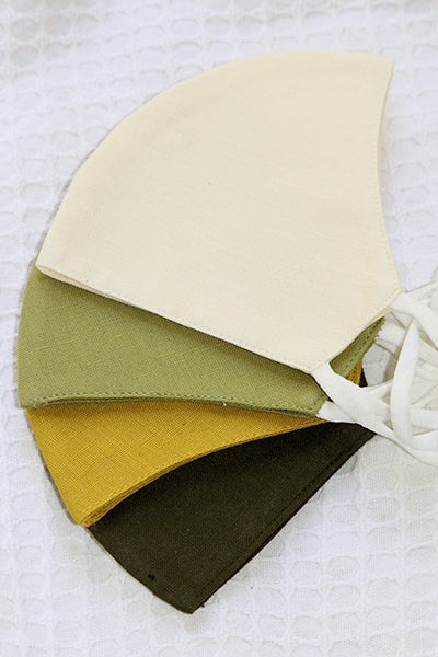 A Walk in the Woods - Triple Layer Cotton-Linen Masks (Set of 4)