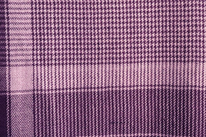Merino Wool Shawl, Purple Houndstooth